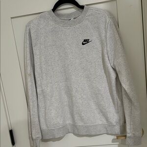 Gray Nike sweatshirt